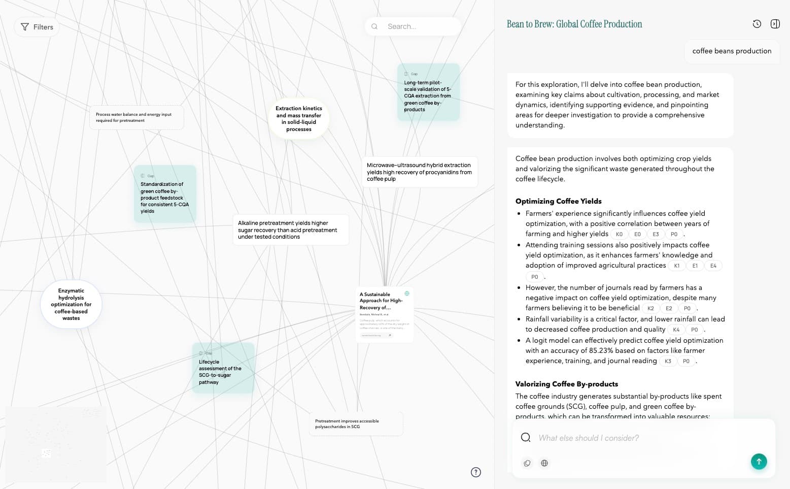Researcher workflow screenshot 1