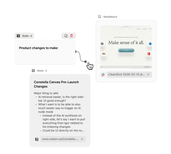 Build graph memory with your connected sources