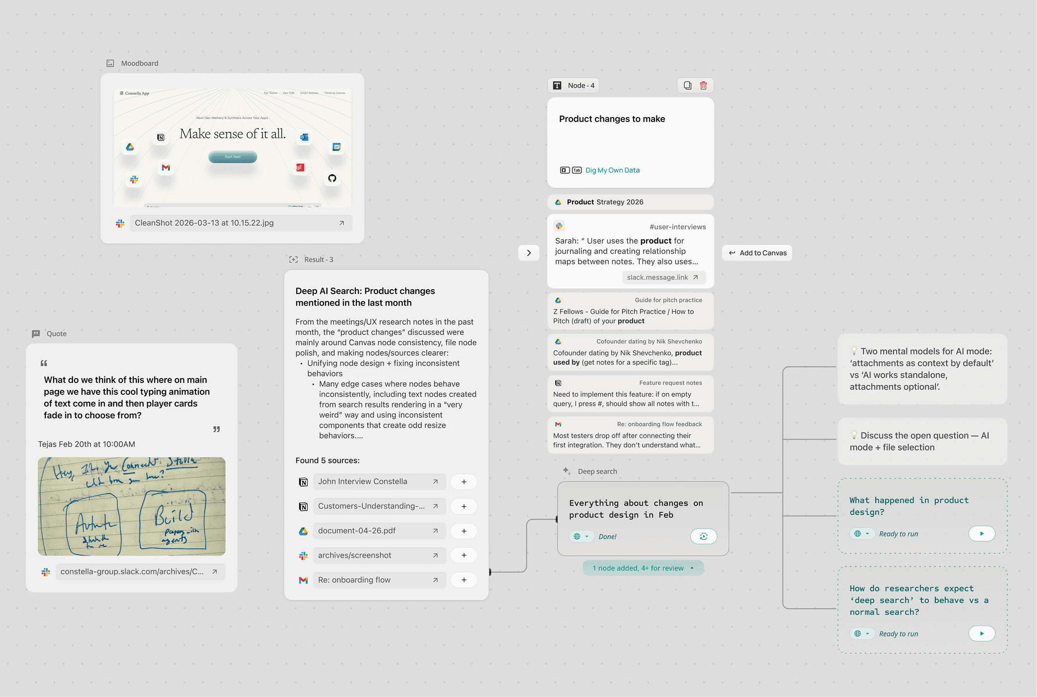 Constella — your research workspace
