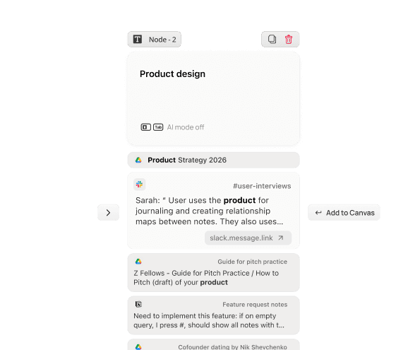 AI deep search through embeddings