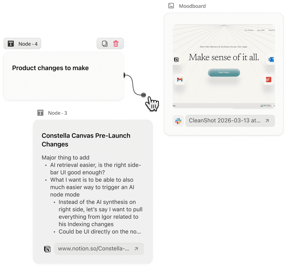 Build graph memory with your connected sources
