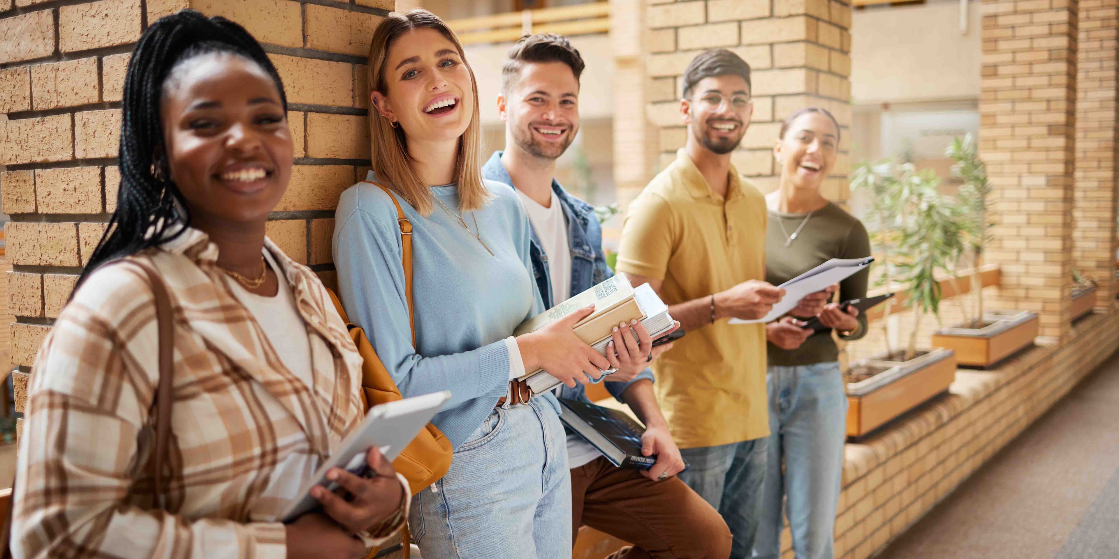 college students looking happy - Best AI Tools for College Students